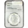 Image 1 : 1884-CC Morgan Silver Dollar NGC MS61
