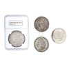 Image 1 : [4 Coins] 1878-1921 Morgan Silver Dollar