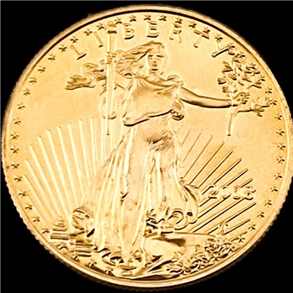 2008 1/2 oz Gold American Eagle $25 SUPERB GEM BU