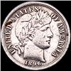 1896 Silver Barber Dime NEARLY UNCIRCULATED