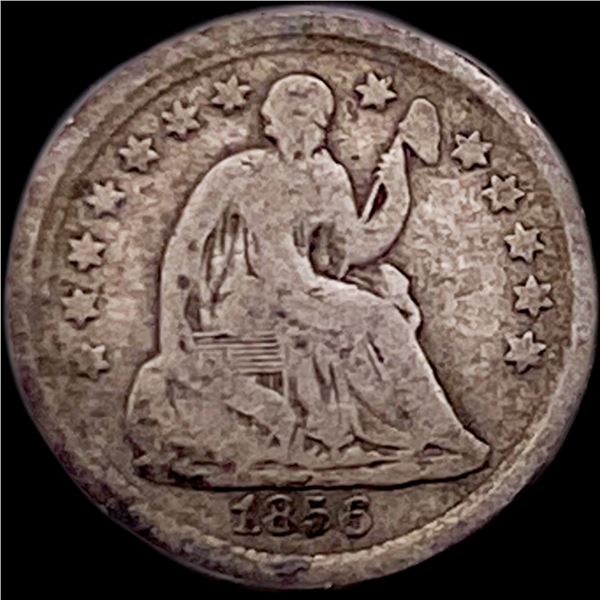 1856 Silver Half Dime NICELY CIRCULATED