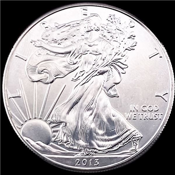 2013 1 oz Silver American Eagle $1 SUPERB GEM BU
