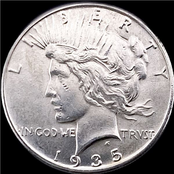 1935 Silver Peace Dollar CHOICE AU