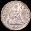 1877 Seated Liberty Quarter NEARLY UNCIRCULATED
