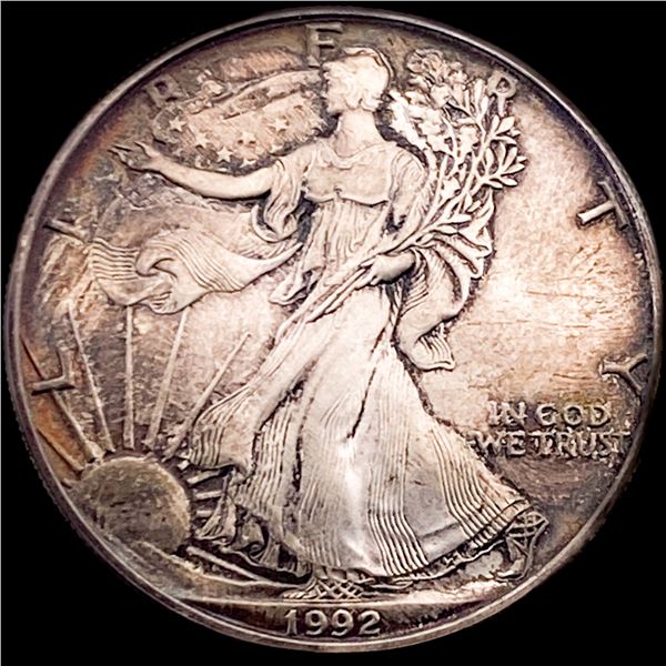 1992 Silver American Eagle $1 SUPERB GEM BU