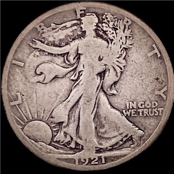 1921-S Silver Walking Liberty Half Dollar NICELY CIRCULATED