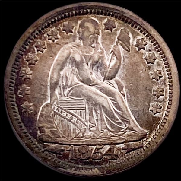1854 Seated Liberty Dime CLOSELY UNCIRCULATED
