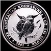 Image 2 : 2001 Silver 1 oz Australian Kookaburra $1 GEM PROOF