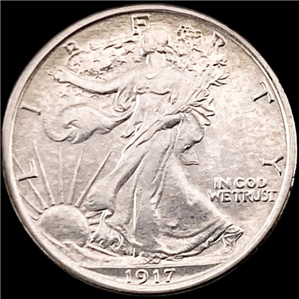 1917 Walking Liberty Half Dollar CLOSELY UNCIRCULATED
