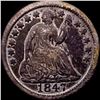 Image 1 : 1847 Seated Liberty Half Dime LIGHTLY CIRCULATED