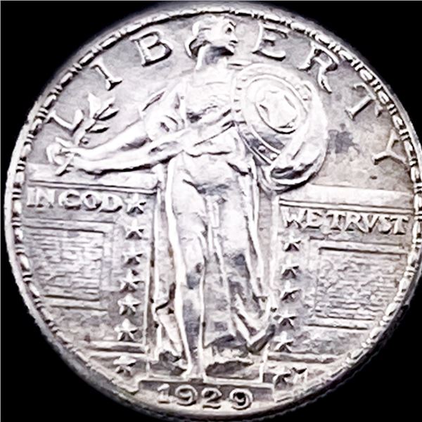 1929 Standing Liberty Silver Quarter CHOICE AU