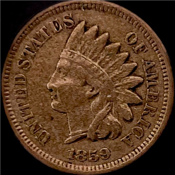 1859 Copper-Nickel Indian Head Cent NEARLY UNCIRCULATED
