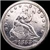 Image 1 : 1853 Arrows Seated Liberty Quarter NEARLY UNCIRCULATED