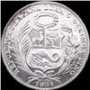 Image 2 : 1934 Silver Un Sol Peru CLOSELY UNCIRCULATED