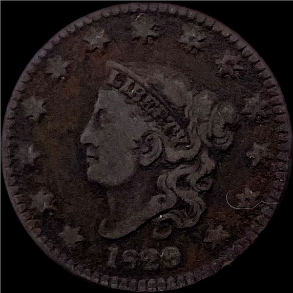 1829 Coronet Head Large Cent NICELY CIRCULATED
