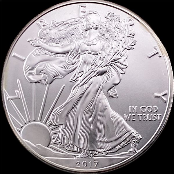 2017 1 oz Silver American Eagle $1 SUPERB GEM BU