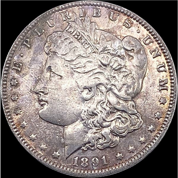 1891-O Silver Morgan Dollar ABOUT UNCIRCULATED