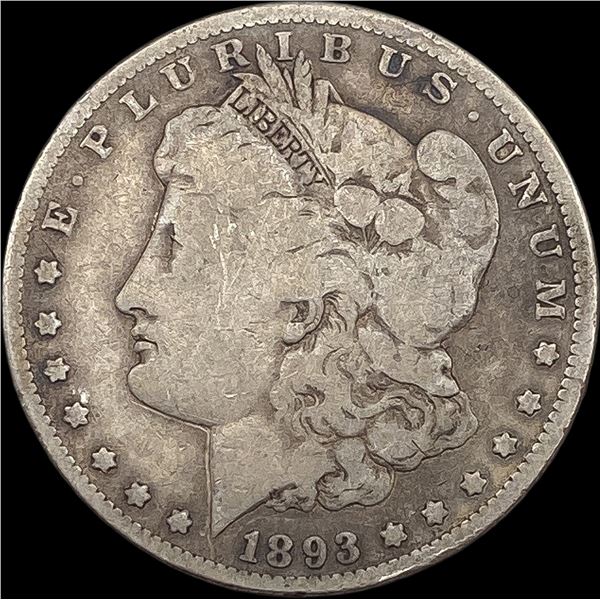 1893-S Silver Morgan Dollar NICELY CIRCULATED
