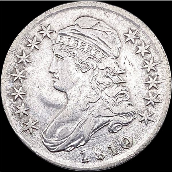 1810 Capped Bust Half Dollar NEARLY UNCIRCULATED