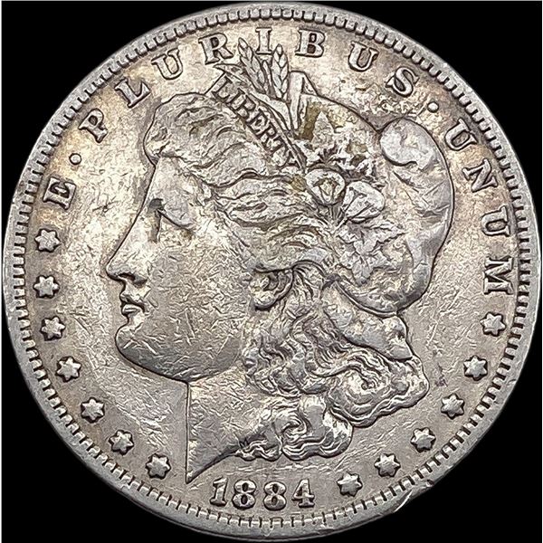 1884 Morgan Silver Dollar NEARLY UNCIRCULATED