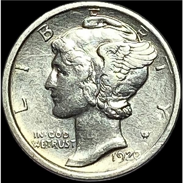 1920-D Silver Mercury Dime CLOSELY UNCIRCULATED