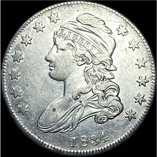 1834 Capped Bust Half Dollar CLOSELY UNCIRCULATED