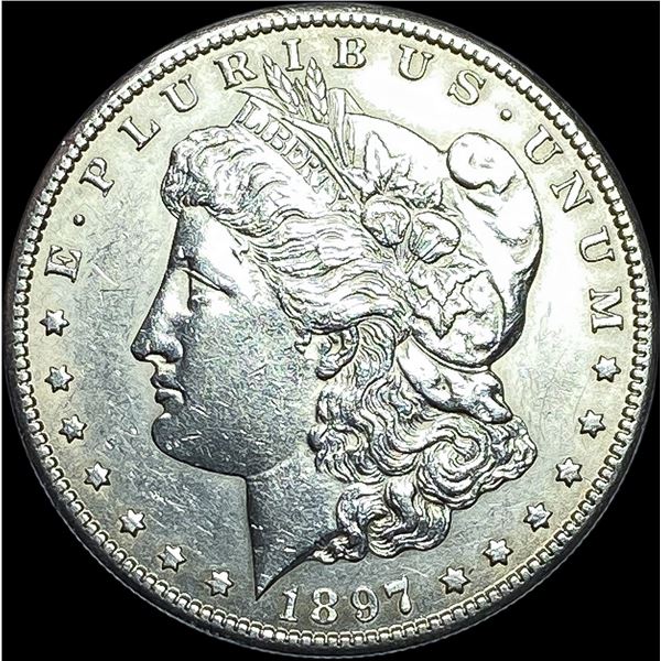 1897-S Silver Morgan Dollar CHOICE AU