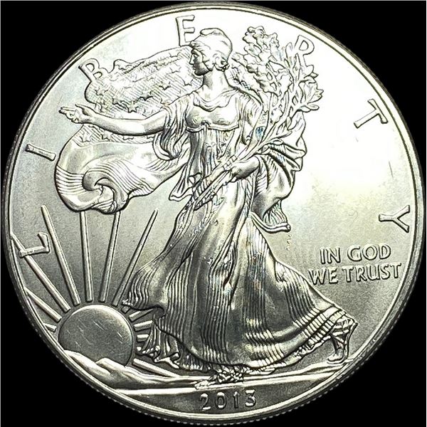 2013 1 oz Silver American Eagle $1 SUPERB GEM BU