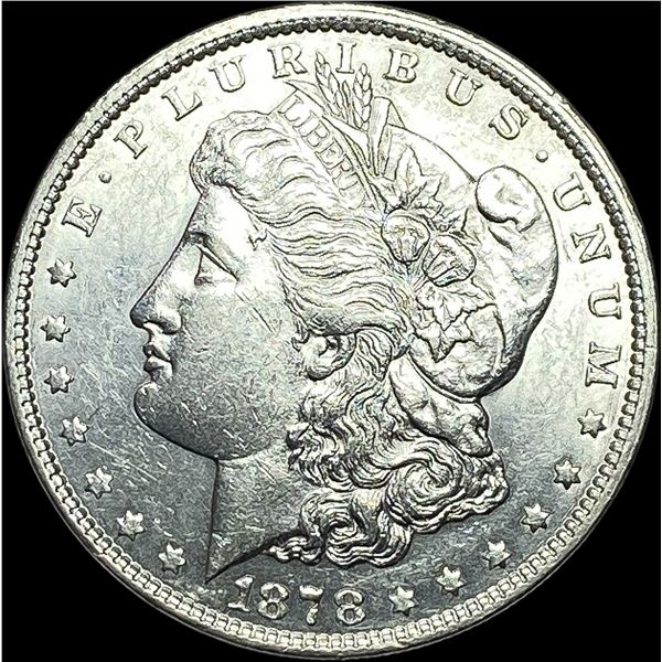 1878 Silver Morgan Dollar CLOSELY UNCIRCULATED