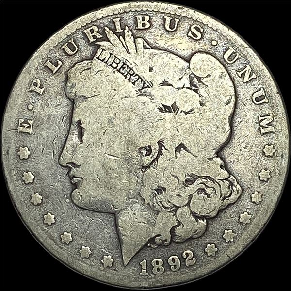 1892-S Silver Morgan Dollar NICELY CIRCULATED