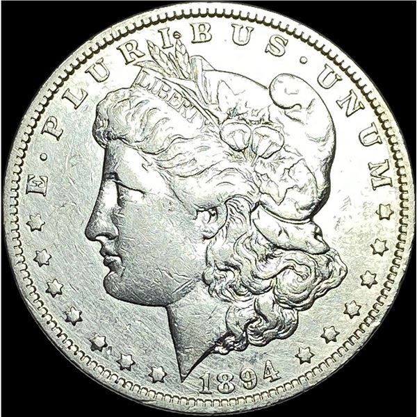 1894-S Silver Morgan Dollar NEARLY UNCIRCULATED