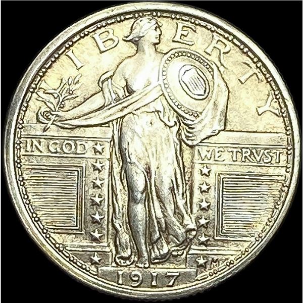 1917 FH Type 1 Standing Liberty Quarter HIGH GRADE