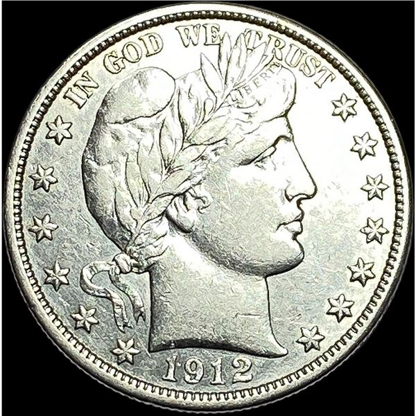 1912 Barber Half Dollar NEARLY UNCIRCULATED