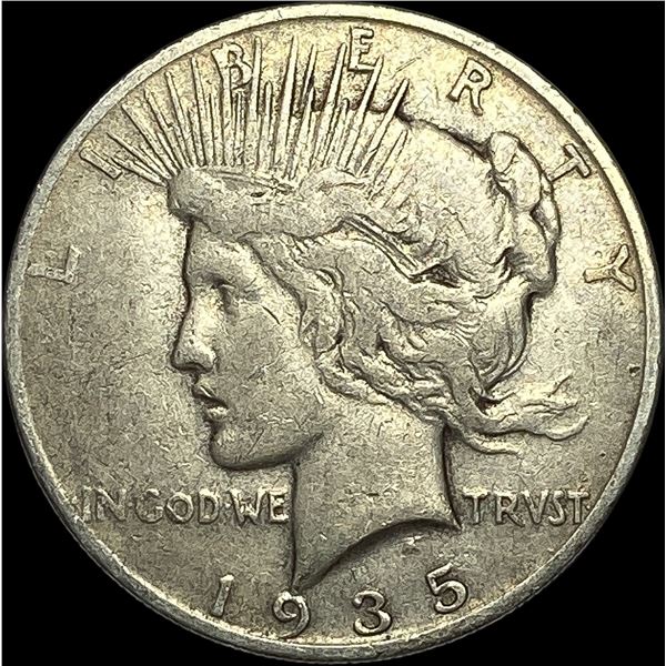 1935-S Silver Peace Dollar LIGHTLY CIRCULATED
