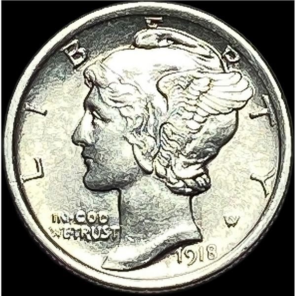 1918 FSB Mercury Dime UNCIRCULATED