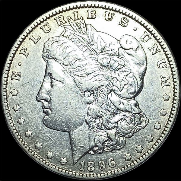 1896-O Silver Morgan Dollar NEARLY UNCIRCULATED