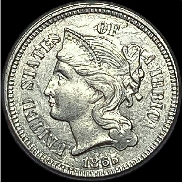 1865 Nickel Three-Cent Piece UNCIRCULATED