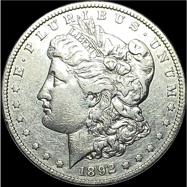 1892 Morgan Silver Dollar NEARLY UNCIRCULATED