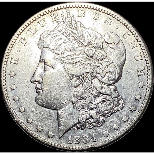1884-S Silver Morgan Dollar CLOSELY UNCIRCULATED