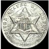 Image 1 : 1861 Silver Three-Cent Piece CLOSELY UNCIRCULATED
