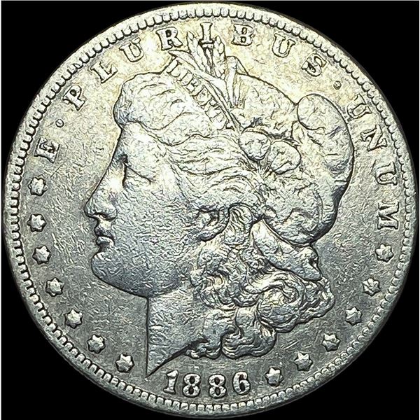 1886-O Silver Morgan Dollar NEARLY UNCIRCULATED