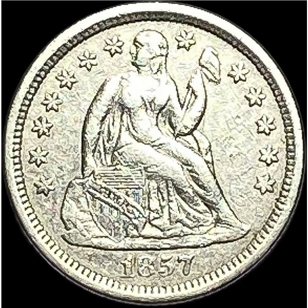 1857-O Silver Seated Liberty Dime CLOSELY UNCIRCULATED
