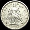 Image 1 : 1857-O Silver Seated Liberty Dime CLOSELY UNCIRCULATED