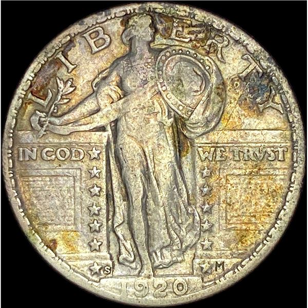 1920-S Standing Liberty Quarter NEARLY UNCIRCULATED