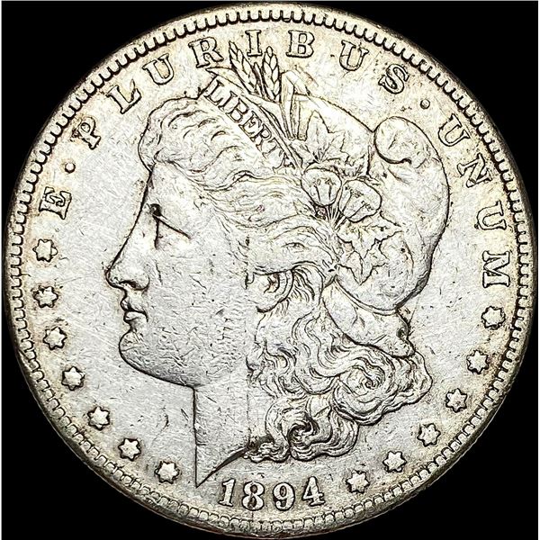 1894-S Silver Morgan Dollar NEARLY UNCIRCULATED