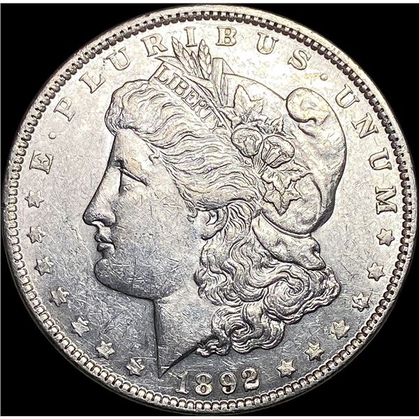 1892-S Silver Morgan Dollar CLOSELY UNCIRCULATED