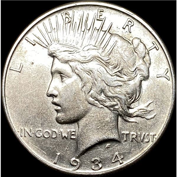1934-D Silver Peace Dollar CLOSELY  UNCIRCULATED