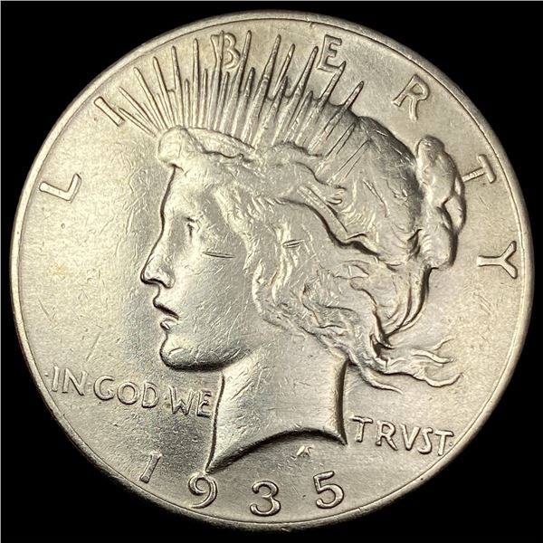 1935-S Silver Peace Dollar CLOSELY  UNCIRCULATED
