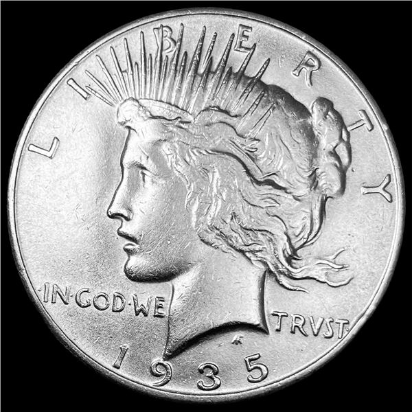 1935-S Silver Peace Dollar CLOSELY  UNCIRCULATED