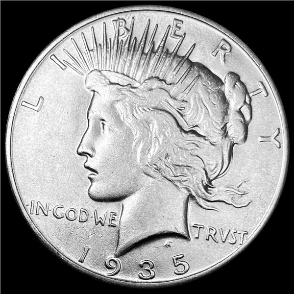 1935-S Silver Peace Dollar CLOSELY  UNCIRCULATED